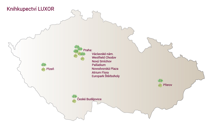 mapa LUXOR kokedamy
